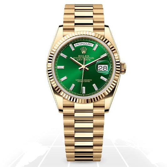 Rolex	Day-Date 36 "Baguette" 128238